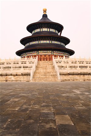 simsearch:700-02385936,k - La salle de prière pour une bonne récolte, Temple du ciel, Pékin, Chine Photographie de stock - Rights-Managed, Code: 700-02385934