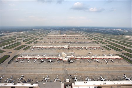 runway - Hartsfield-Jackson Atlanta International Airport, Atlanta, Georgia, USA Stock Photo - Rights-Managed, Code: 700-02418135