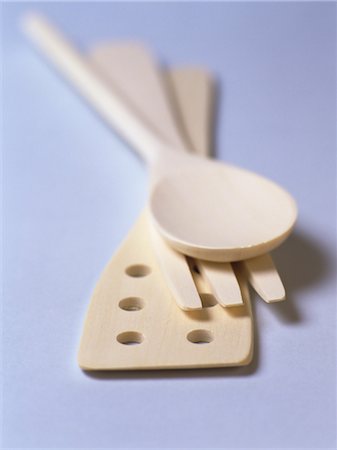 spatula - Still Life of Wooden Utensils Stock Photo - Rights-Managed, Code: 700-02428794