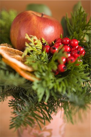 Close-up of Christmas Arrangement Stock Photo - Rights-Managed, Code: 700-02461237