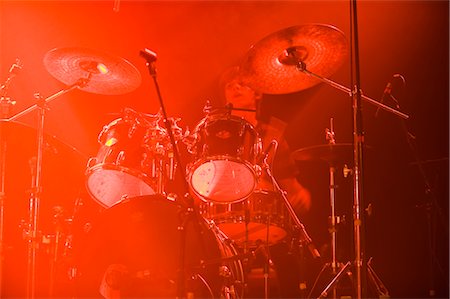 drummer - Rock Concert, Salzburger Land, Austria Stock Photo - Rights-Managed, Code: 700-02586013