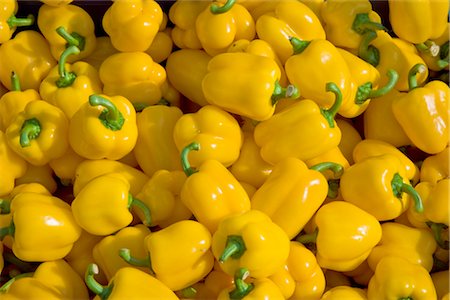 Close-up of Yellow Peppers Stock Photo - Rights-Managed, Code: 700-02586212