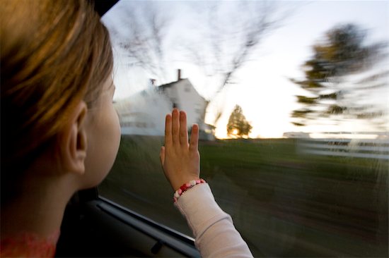 Young Girl Looking Out Car Window Stock Photo - Premium Rights-Managed, Artist: Michael Eudenbach, Image code: 700-02594151