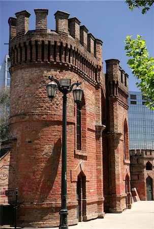 Castillo Hidalgo, Cerro Santa Lucia, Santiago, Chile Foto de stock - Con derechos protegidos, Código: 700-02594228