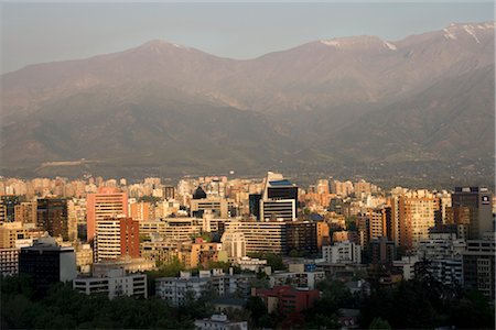 simsearch:841-02722355,k - Overview of Santiago, Chile Foto de stock - Con derechos protegidos, Código: 700-02594250