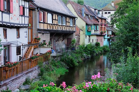 french village - Old Town of Kaysersberg, Haut-Rhin, Alsace, France Stock Photo - Rights-Managed, Code: 700-02590727