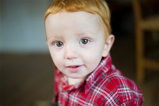 Portrait of Little Boy Stock Photo - Premium Rights-Managed, Artist: Bettina Salomon, Image code: 700-02590947