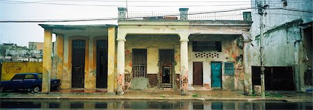 Bâtiment et la rue, la Havane, Cuba Photographie de stock - Rights-Managed, Code: 700-02593610