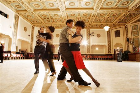 side view old woman close up - Dancers at Dance Class Stock Photo - Rights-Managed, Code: 700-02593830