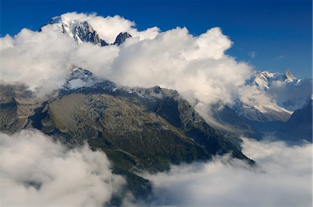 Aiguille Verte, Chamonix, Frankreich Stockbilder - Lizenzpflichtiges, Bildnummer: 700-02593927