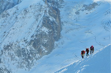 Mountaineers, Chamonix, France Stock Photo - Rights-Managed, Code: 700-02593973