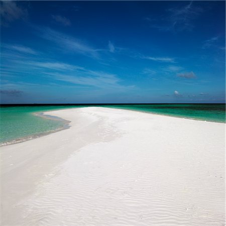 sandbar - Sandbar in Ocean, Alif Alif Atoll, Maldives Stock Photo - Rights-Managed, Code: 700-02637350