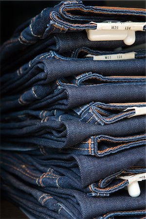 Stack of Jeans Stock Photo - Rights-Managed, Code: 700-02637488