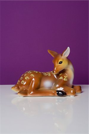 Deer Figurine Stock Photo - Rights-Managed, Code: 700-02637499