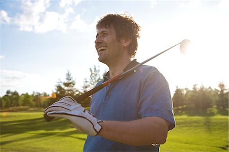 Portrait of Golfer, Burlington, Ontario, Canada Stock Photo - Rights-Managed, Code: 700-02637632