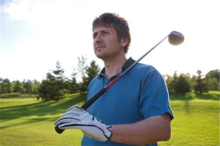 Portrait of Golfer, Burlington, Ontario, Canada Stock Photo - Rights-Managed, Code: 700-02637633