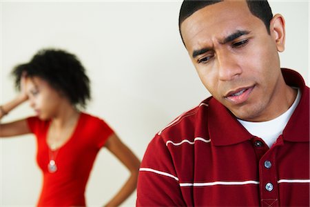 regard furieux - Portrait de Couple en conflit Photographie de stock - Rights-Managed, Code: 700-02637904