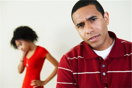 rechazado - Portrait of Couple in Conflict Foto de stock - Con derechos protegidos, Código: 700-02637903