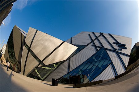 distorted - Michael Lee-Chin Crystal, Royal Ontario Museum, Toronto, Ontario, Canada Stock Photo - Rights-Managed, Code: 700-02645931