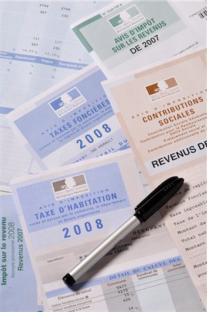Tax Documents Stock Photo - Rights-Managed, Code: 700-02669657