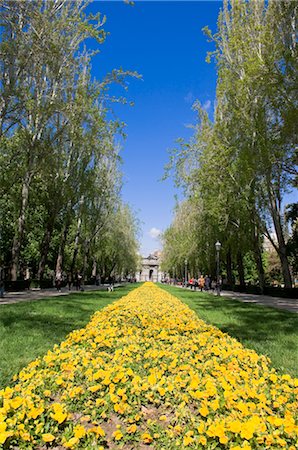 parque del retiro - Parque del Retiro, Madrid, Espagne Photographie de stock - Rights-Managed, Code: 700-02670047