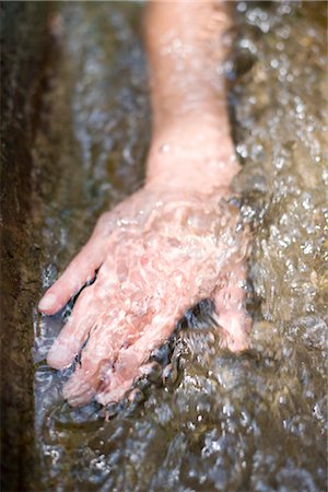 Woman's Hand in Stream Stock Photo - Rights-Managed, Code: 700-02670585