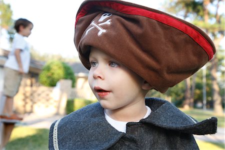 pirate - Little Boy Dressed Up as a Pirate Stock Photo - Rights-Managed, Code: 700-02670901