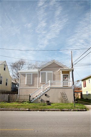 portón - House, Galveston, Texas, USA Photographie de stock - Rights-Managed, Code: 700-02670948