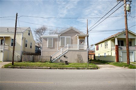 street residential building - Houses, Galveston, Texas, USA Stock Photo - Rights-Managed, Code: 700-02670949