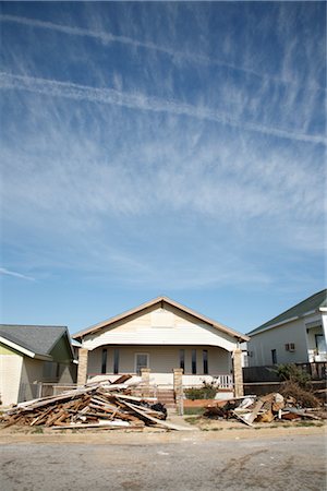 Nachwirkungen des Hurrikan Ike, Galveston, Texas, USA Stockbilder - Lizenzpflichtiges, Bildnummer: 700-02670990