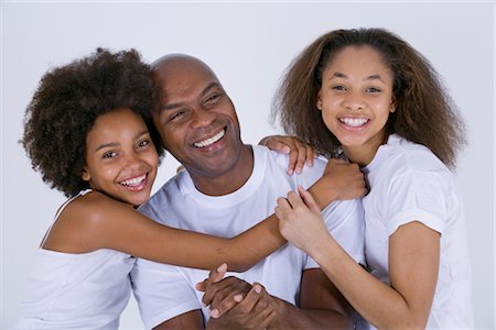 excited kid african american - Father and Daughters Stock Photo - Rights-Managed, Code: 700-02671239