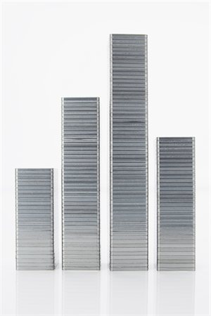 Staple Bar Graph Stock Photo - Rights-Managed, Code: 700-02671377