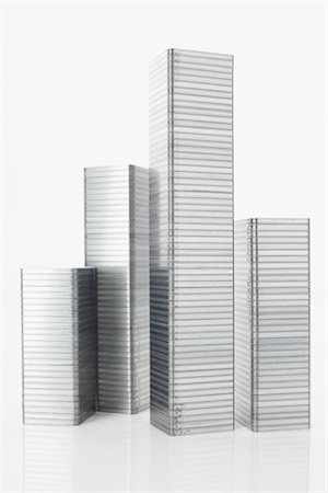 size - Stacks of Staples Stock Photo - Rights-Managed, Code: 700-02671378