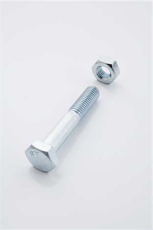 steel construction - Bolt and Nut Stock Photo - Rights-Managed, Code: 700-02671372