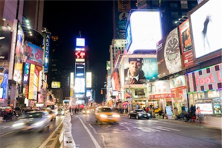 Times Square, New York City, New York, États-Unis Photographie de stock - Rights-Managed, Code: 700-02671512