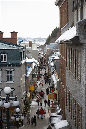 Rue Petit Champlain, la basse-ville, Québec, Québec, Canada Photographie de stock - Rights-Managed, Code: 700-02671546