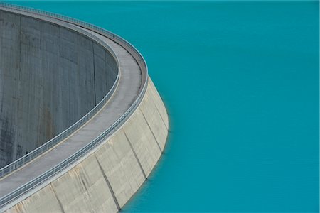 dam water - Lake Moiry, Grimentz, Sierre, Valais, Switzerland Stock Photo - Rights-Managed, Code: 700-02686076