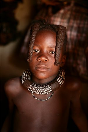 simsearch:873-06440437,k - Portrait of Himba Girl, Opuwo, Namibia Stock Photo - Rights-Managed, Code: 700-02694001