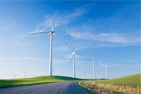 suministro de energía - Wind Turbines, Bird's Landing, California, USA Foto de stock - Con derechos protegidos, Código: 700-02698336
