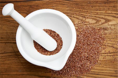 pestle - Flax Seed Stock Photo - Rights-Managed, Code: 700-02698574