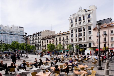 europe plaza - Plaza de Santa Ana, Madrid, Spain Stock Photo - Rights-Managed, Code: 700-02693417