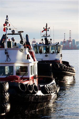 rimorchiatore - Tugboats, North Vancouver, British Columbia, Canada Foto de stock - Con derechos protegidos, Código: 700-02693501