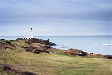 Lighthouse at Turnberry Point, South Ayrshire, Ayrshire, Scotland Stock Photo - Rights-Managed, Code: 700-02700653