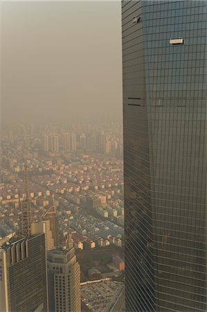 smog - Shanghai World Financial Center, Shanghai, China Foto de stock - Con derechos protegidos, Código: 700-02700798