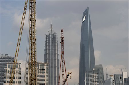 Construction Site, Shanghai, China Foto de stock - Con derechos protegidos, Código: 700-02700831