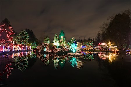 Festival of Lights, VanDusen Botanical Garden, Vancouver, British Columbia, Canada Stock Photo - Rights-Managed, Code: 700-02701300