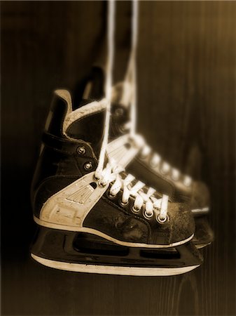 sepia toned - Boy's Ice Skates Stock Photo - Rights-Managed, Code: 700-02701377