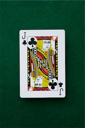 playing card (deck of cards) - Jack of Clubs Stock Photo - Rights-Managed, Code: 700-02702573