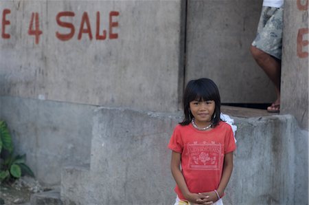 filipino - Little Girl, roche, Province de Samar, Philippines Photographie de stock - Rights-Managed, Code: 700-02723114