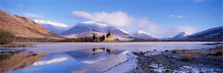 Kilchurn Castle and Loch Awe, Argyll and Bute, Scotland Stock Photo - Rights-Managed, Code: 700-02723155